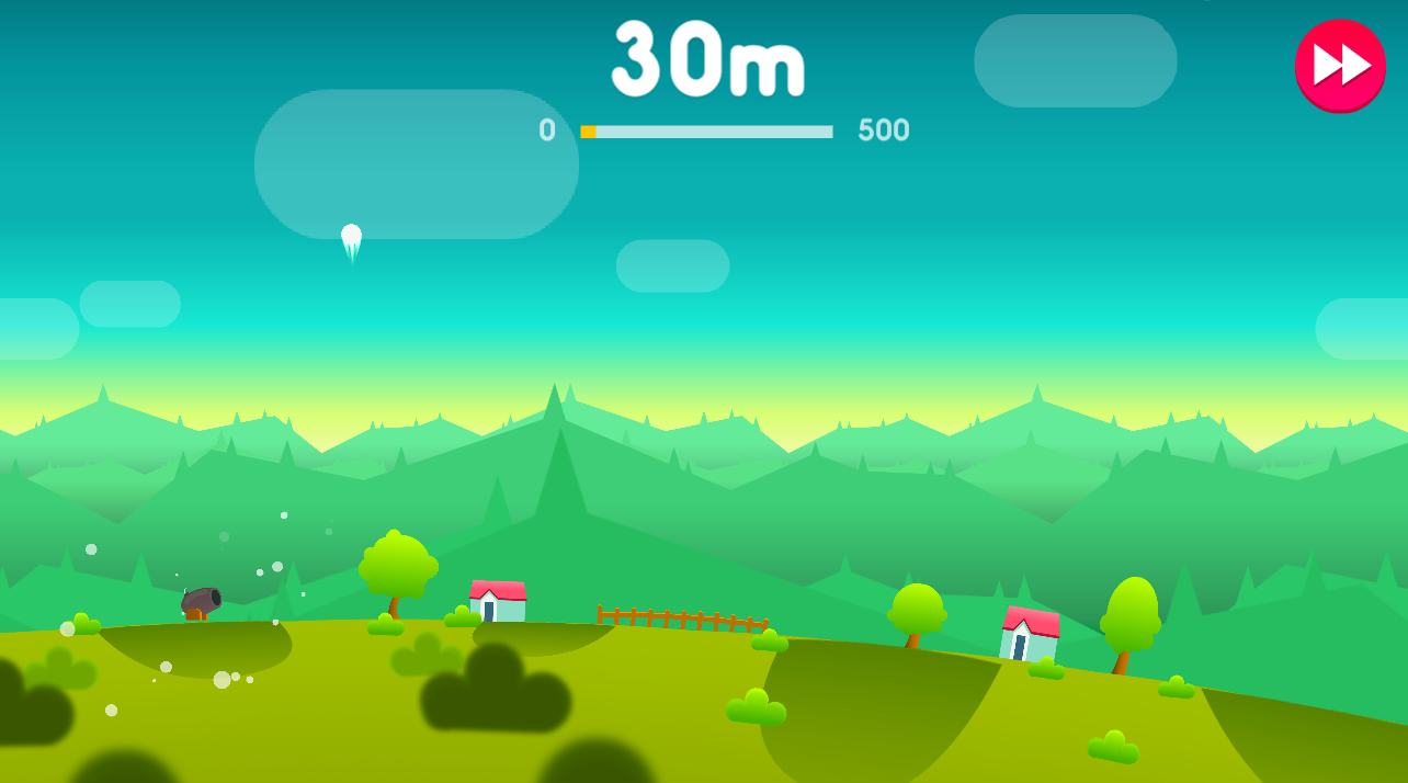 Ball Orbit Screenshot: Momentum control and gravity assist